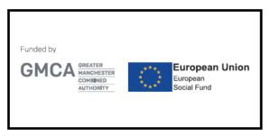 Greater Manchester Combined Authority and EU logo